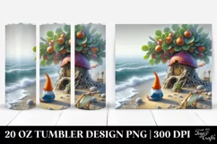 Fairy Tale Gnome in Pastel | 20 Oz Tumbler Product Image 1