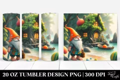 Fairy Tale Gnome in Pastel | 20 Oz Tumbler Product Image 1