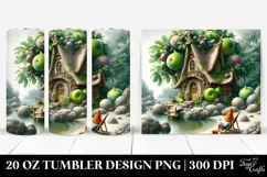Fairy Tale Gnome in Pastel | 20 Oz Tumbler Product Image 1