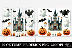 Very Simple Castle Clipart 20 Oz Tumbler Product Image 1