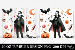 Simple Vampire Clipart 20 Oz Tumbler Product Image 1
