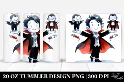 Simple Vampire Clipart 20 Oz Tumbler Product Image 1