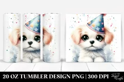 Cute Baby Dog Tumbler Product Image 1