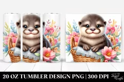 Cute Baby Otter | 20 Oz Tumbler Product Image 1