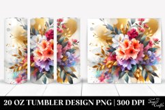 Vibrant Bouquet with Rhododendron | 20 oz Tumbler Product Image 1