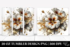Abstract Shiny Nasturtium | 20 oz Tumbler Product Image 1