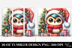 Expressive Baby Owl with Cool Haircut Product Image 1