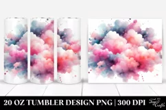 Colorful PINkish Cloud|20 oz Tumbler Product Image 1