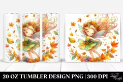 Autumn Leaves Fairy Tumbler Product Image 1