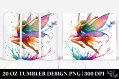 Fairy Vibrant Drawing Tumbler Product Image 1