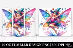 Fairy Vibrant Drawing Tumbler Product Image 1
