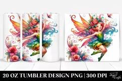 Fairy Vibrant Drawing Tumbler Product Image 1