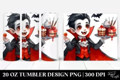 Funny Halloween Clipart - Vampire, High-Res 20 Oz Tumbler Product Image 1