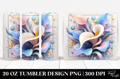 Calla Lily Tumbler | 20 oz Tumbler Product Image 1