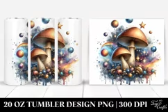 Detailed Shiny Mushroom Tumbler Product Image 1