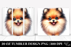 Cute Pomeranian, 20 Oz Tumbler Product Image 1