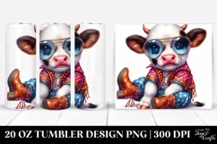 Colorful Baby Cow, Boogie-Woogie Dancer's Outfit. 20 oz Product Image 1