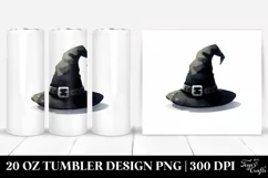 Simple Funny Halloween Clipart, Hat 20 Oz Tumbler Product Image 1