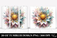 Shiny Sunflower with Golden Insertions, High-Res 20 Oz Product Image 1
