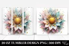 Shiny Sunflower with Golden Insertions, High-Res 20 Oz Product Image 1