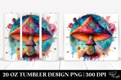 Magical Celestial Mushroom Clipart 20 Oz Tumbler Product Image 1