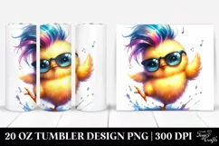 Baby Chicken Dancing | 20 oz Tumbler Product Image 1