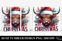 Christmas PNG 20 Oz Tumbler Design Product Image 1