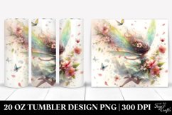 20 Oz Tumbler Sublimation | Fairy Tumbling in Spring Wind Product Image 1