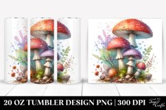 Detailed Pastel Mushroom | 20 oz Tumbler Product Image 1