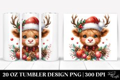 Christmas PNG 20 Oz Tumbler Design Product Image 1