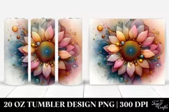 Sunflower with Golden Insertions | 20 oz Tumbler Product Image 1