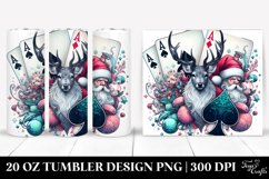 Christmas PNG 20 Oz Tumbler Design Product Image 1