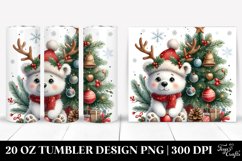 Christmas PNG 20 Oz Tumbler Design Product Image 1