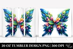 Colorful Abstract Butterfly. 20 Oz Tumbler Design Product Image 1