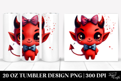 Funny Little Demon, 20 Oz Tumbler Product Image 1