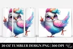 Cute Baby Dove Dancing, 20 Oz Tumbler Product Image 1