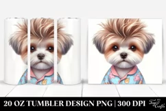 Funny Baby Dog in Pajamas Product Image 1