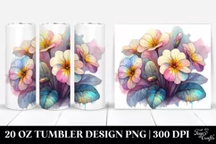 Wooden Primrose 20 Oz Tumbler Product Image 1