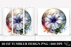 Shiny Petunia Made of Material | 20 Oz Tumbler Product Image 1