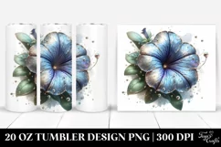 Shiny Petunia Made of Material | 20 Oz Tumbler Product Image 1