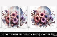 Shiny Petunia Made of Material | 20 Oz Tumbler Product Image 1