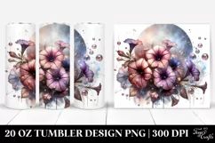 Shiny Petunia Made of Material | 20 Oz Tumbler Product Image 1