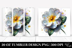 20 Oz Tumbler Sublimation | Glossy Primrose with Golden Product Image 1