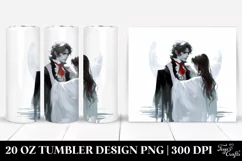 Digital Painting Simple Vampire | 20 oz Tumbler Product Image 1