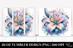 Vibrant Pastel Lily | 20 oz Tumbler Product Image 1