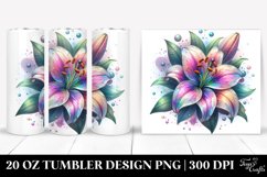 Vibrant Pastel Lily | 20 oz Tumbler Product Image 1