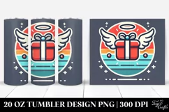 Colorful Gift Box with Angel Crown 20 Oz Tumbler Product Image 1