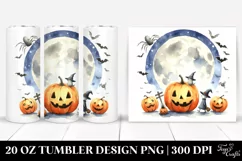 Simple Funny Halloween Clipart, High-Res 20 Oz Tumbler Product Image 1