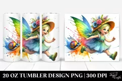 Fairy Running Funny | 20 oz Tumbler Product Image 1