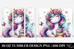Funny Cute Unicorn | 20 oz Tumbler Product Image 1